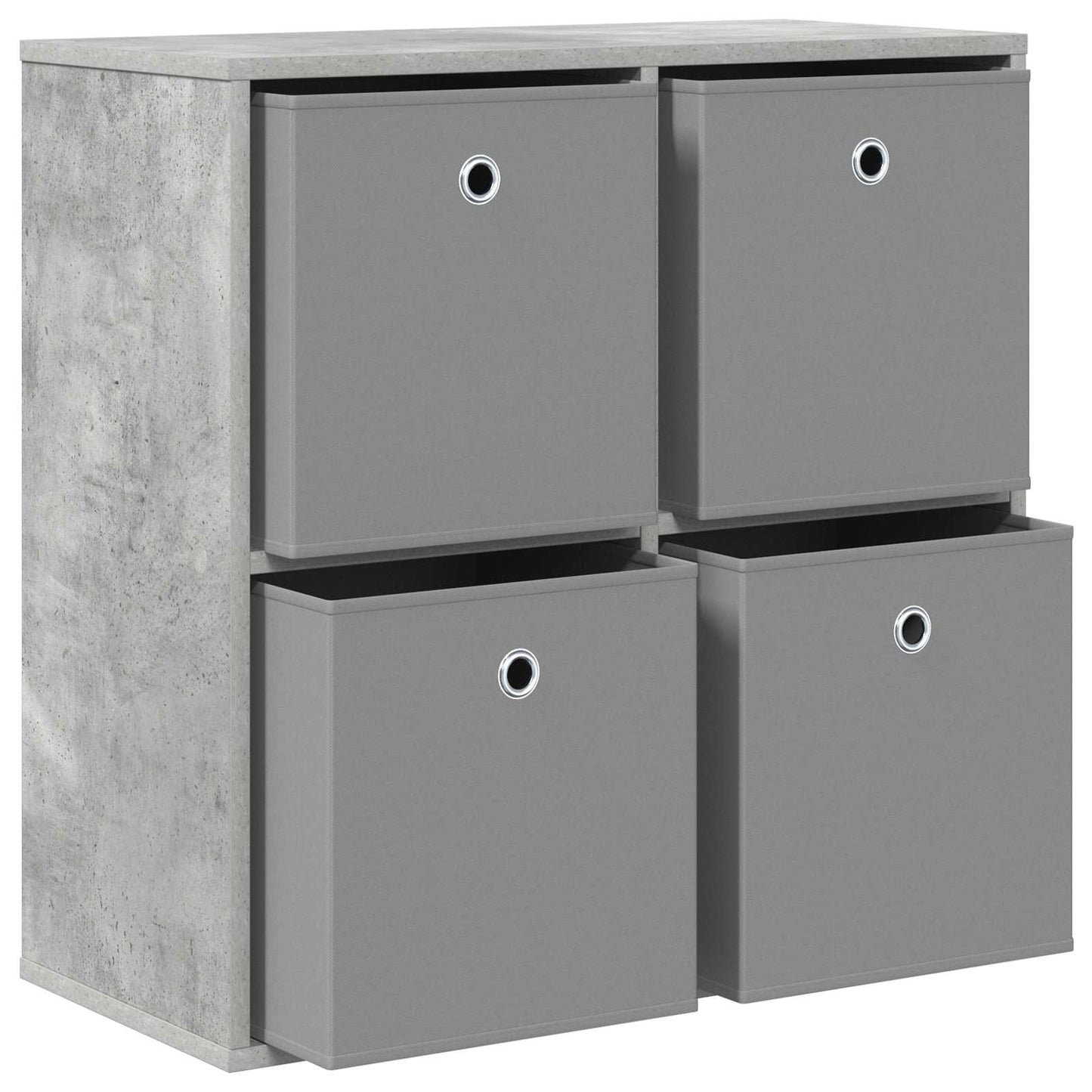 Sideboard with Drawer Concrete Grey 68.5 x 32 x 67 cm