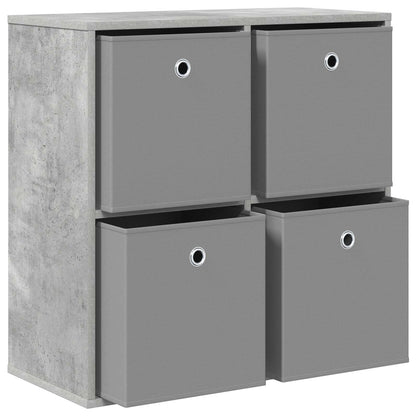 Sideboard with Drawer Concrete Grey 68.5 x 32 x 67 cm