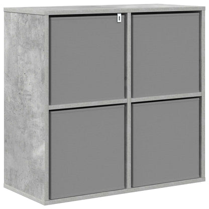 Sideboard with Drawer Concrete Grey 68.5 x 32 x 67 cm