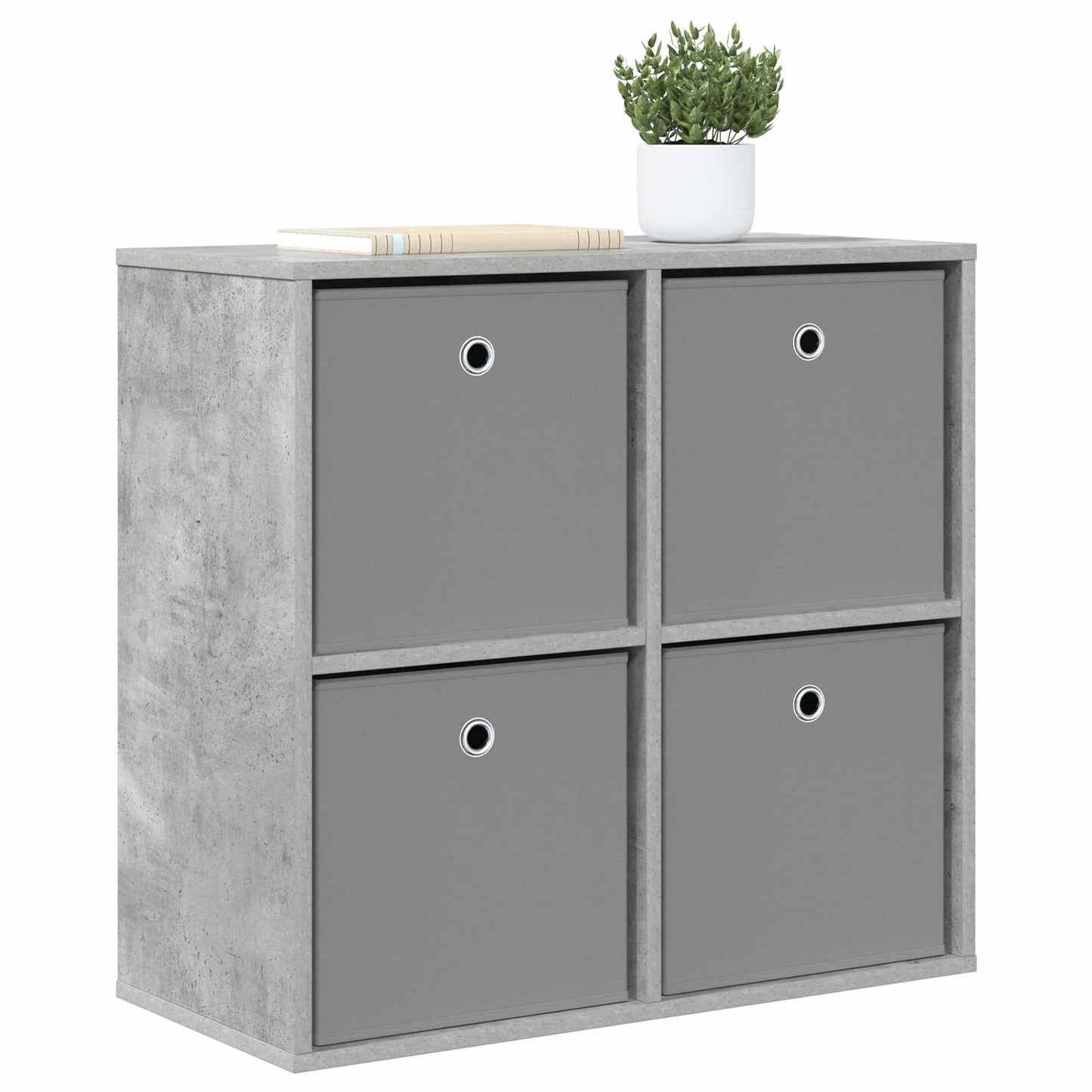 Sideboard with Drawer Concrete Grey 68.5 x 32 x 67 cm