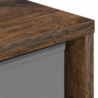 Sideboard with Drawer Smoked Oak 68.5 x 32 x 67 cm