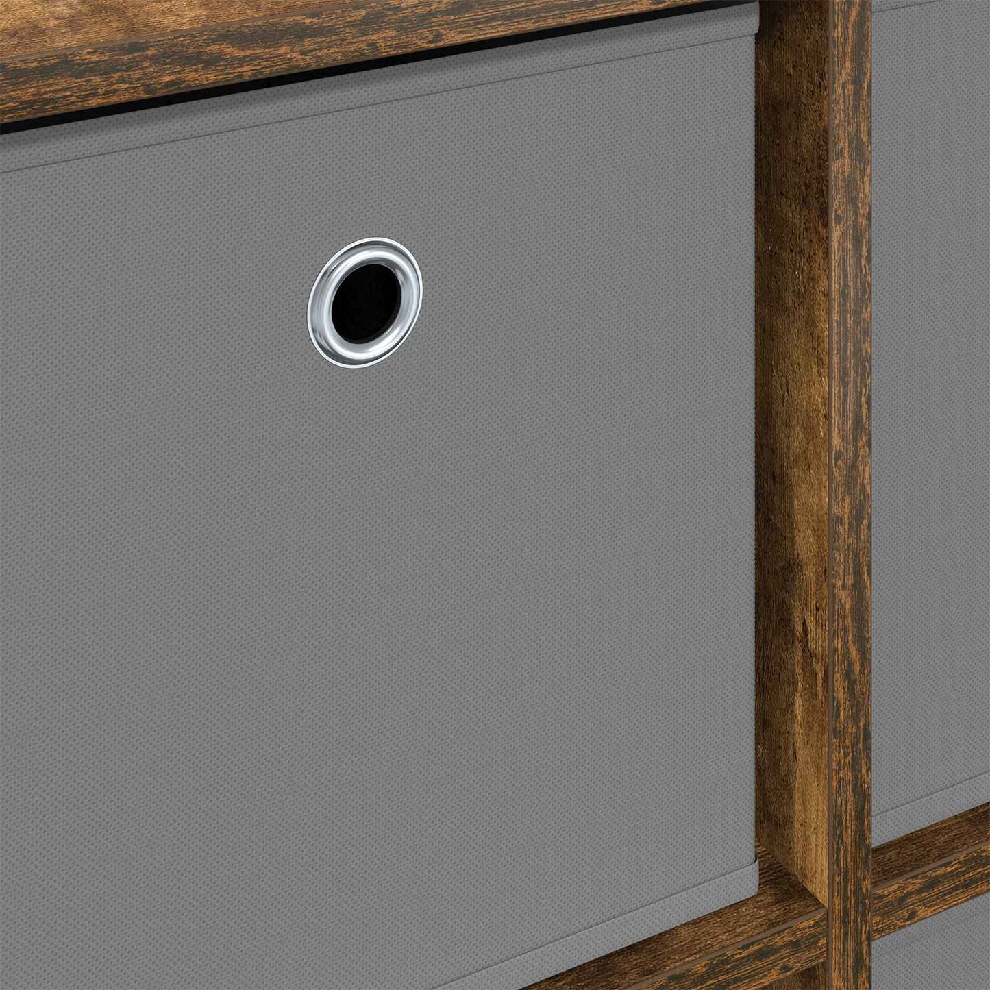Sideboard with Drawer Smoked Oak 68.5 x 32 x 67 cm