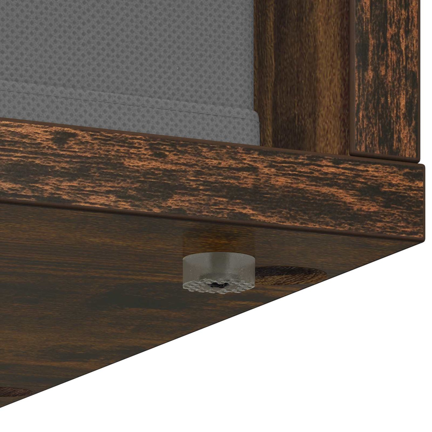 Sideboard with Drawer Smoked Oak 25.5 x 22 x 69.5 cm