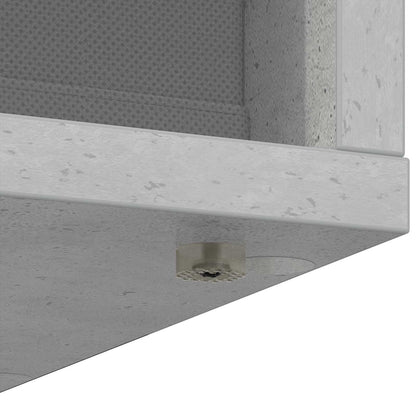 Sideboard with Drawer Concrete Grey 30.5 x 27 x 84.5 cm