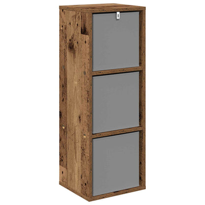 Sideboard with Drawer Old Wood 30.5 x 27 x 84.5 cm