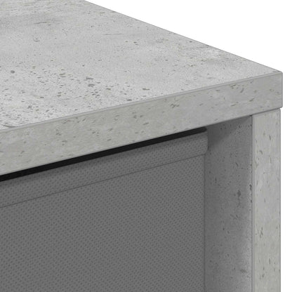 Sideboard with Drawer Concrete Grey 35 x 32 x 99.5 cm