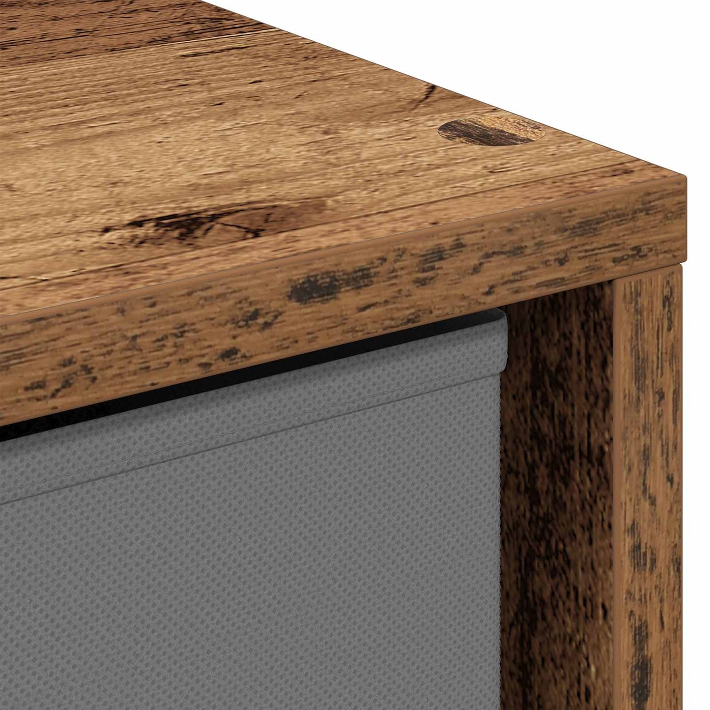 Sideboard with Drawer Old Wood 35 x 32 x 99.5 cm