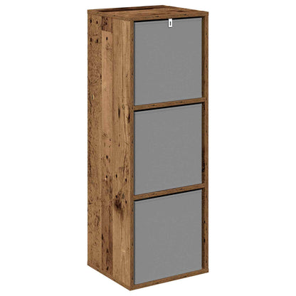 Sideboard with Drawer Old Wood 35 x 32 x 99.5 cm