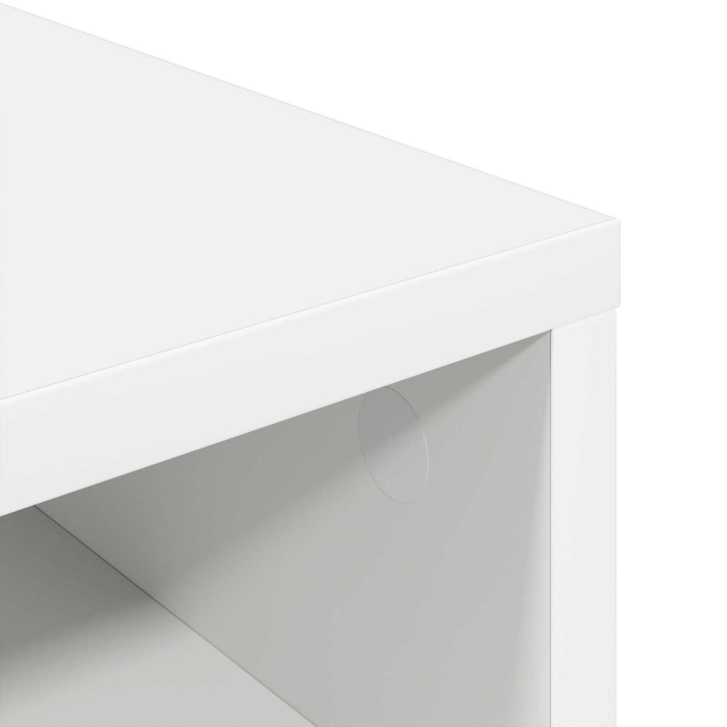 Lowboard with Drawer White 72 x 22.5 x 38 cm