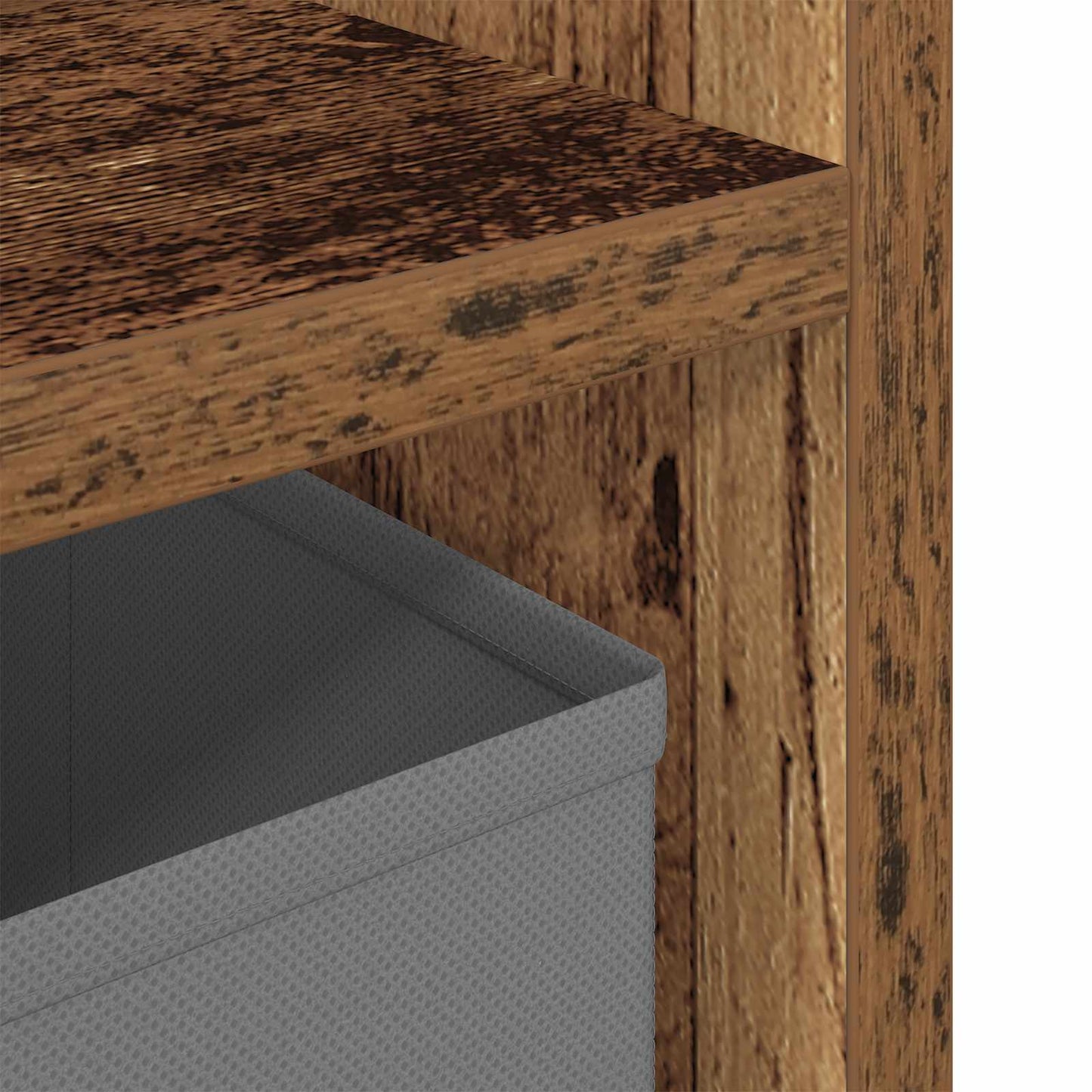 Lowboard with Drawer Old Wood 72 x 22.5 x 38 cm