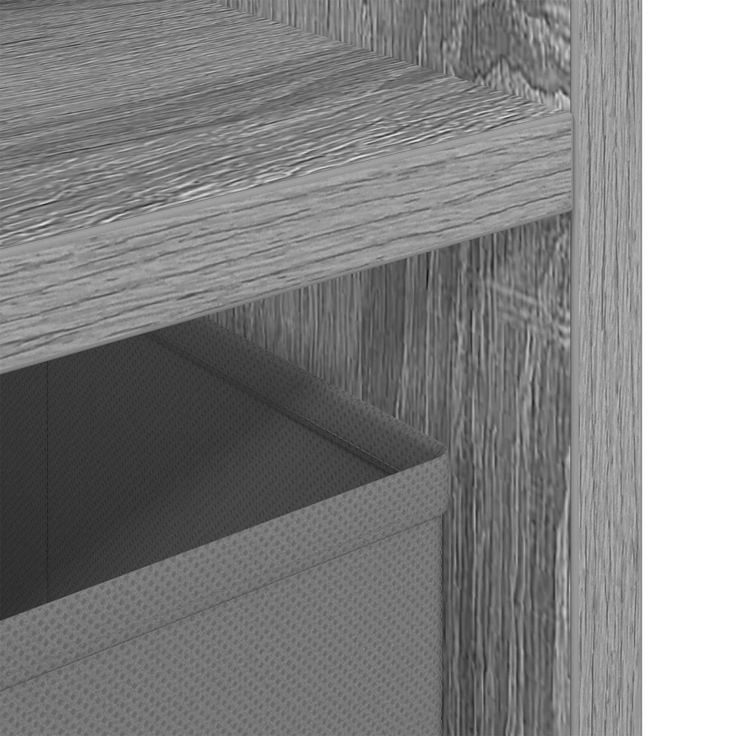 Lowboard with Drawer Grey Sonoma 87 x 27.5 x 43 cm