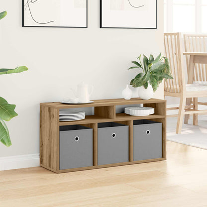 Lowboard 87 x 27.5 x 43 cm Artisan Oak