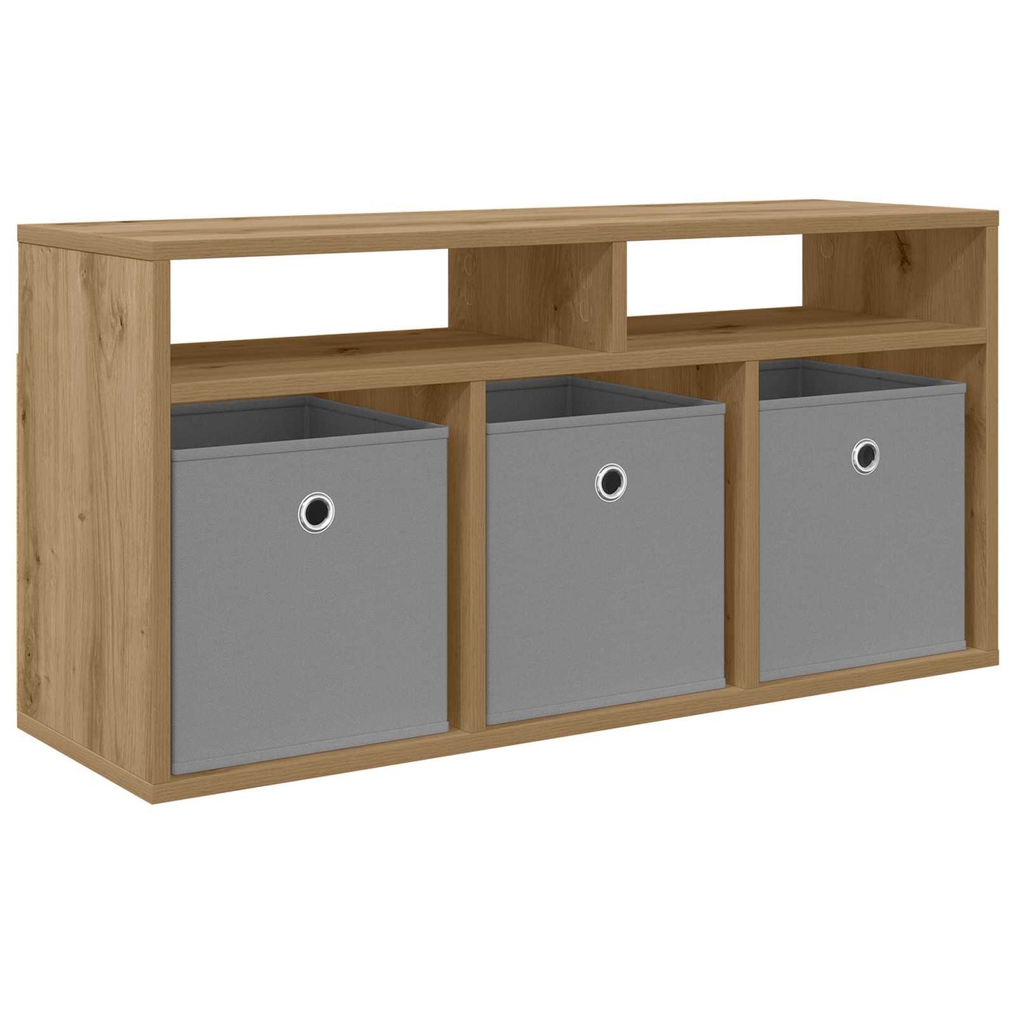 Lowboard 87 x 27.5 x 43 cm Artisan Oak