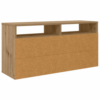 Lowboard 87 x 27.5 x 43 cm Artisan Oak
