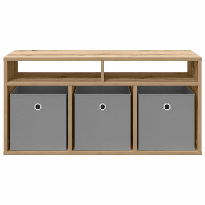 Lowboard 87 x 27.5 x 43 cm Artisan Oak