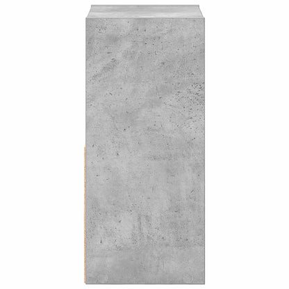 Bedside Table Concrete Grey 25.5 x 22 x 49.5 cm Engineered Wood