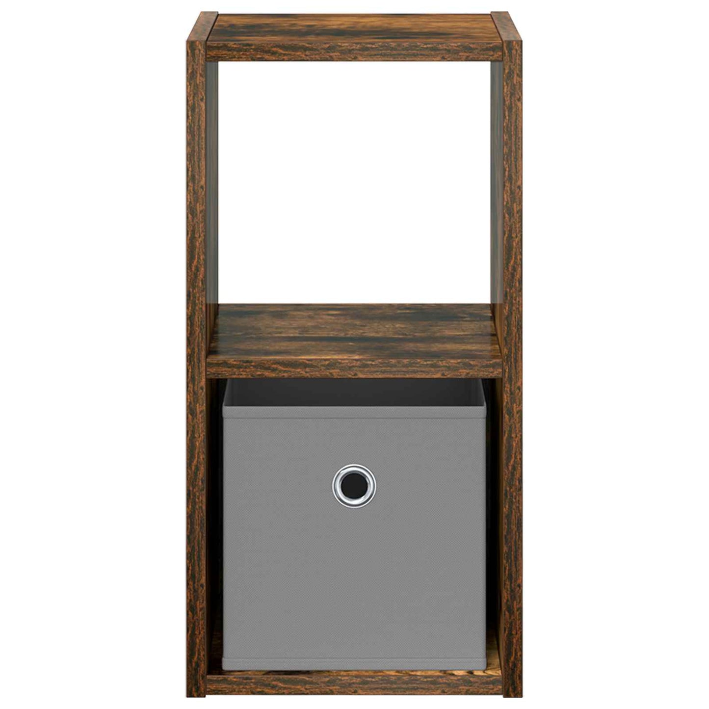 Bedside Table Smoked Oak 25.5 x 22 x 49.5 cm Engineered Wood