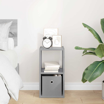 Bedside Table Grey Sonoma 25.5 x 22 x 49.5 cm Engineered Wood