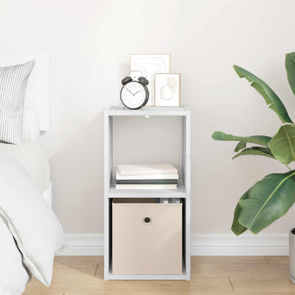 Bedside Table White 30.5 x 27 x 59.5 cm Engineered Wood
