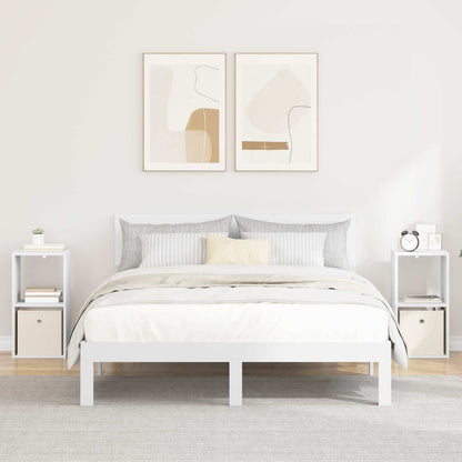 Bedside Table 2 pcs White 30.5 x 27 x 59.5 cm Engineered Wood