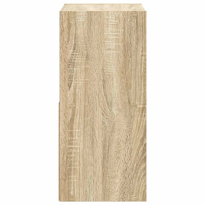 Bedside Table with Drawer 2 pcs Sonoma Oak 30.5 x 27 x 59.5 cm