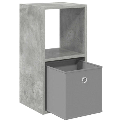 Bedside Table Concrete Grey 30.5 x 27 x 59.5 cm Engineered Wood
