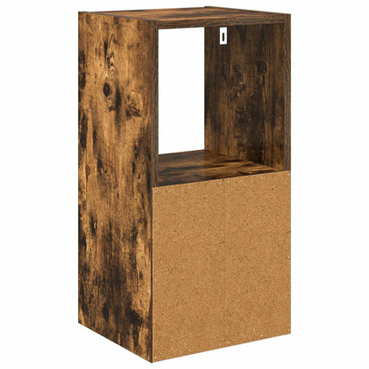 Bedside Table Smoked Oak 30.5 x 27 x 59.5 cm Engineered Wood