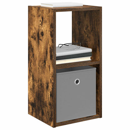 Bedside Table Smoked Oak 30.5 x 27 x 59.5 cm Engineered Wood
