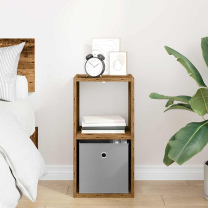 Bedside Table Old Wood 30.5 x 27 x 59.5 cm Engineered Wood