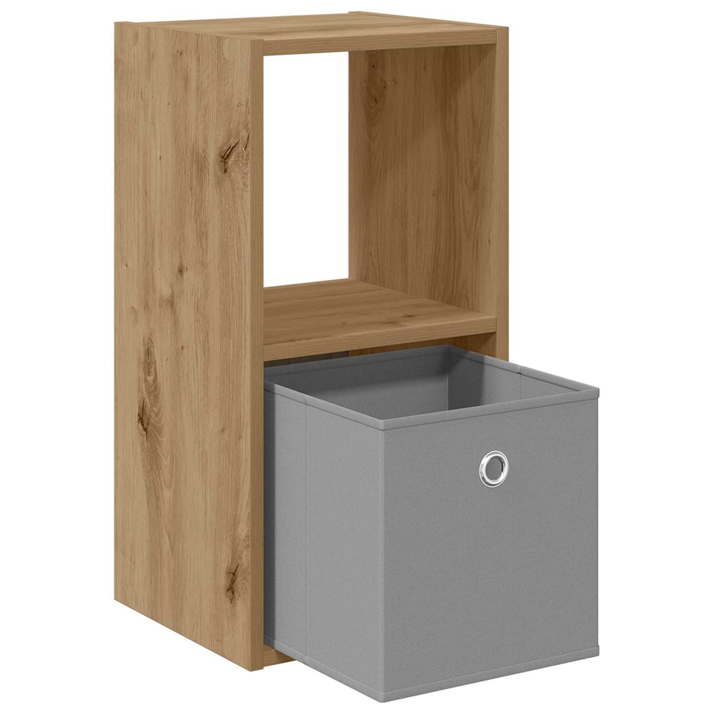 Bedside Table with Drawer 2 pcs Artisan Oak 30.5 x 27 x 59.5 cm
