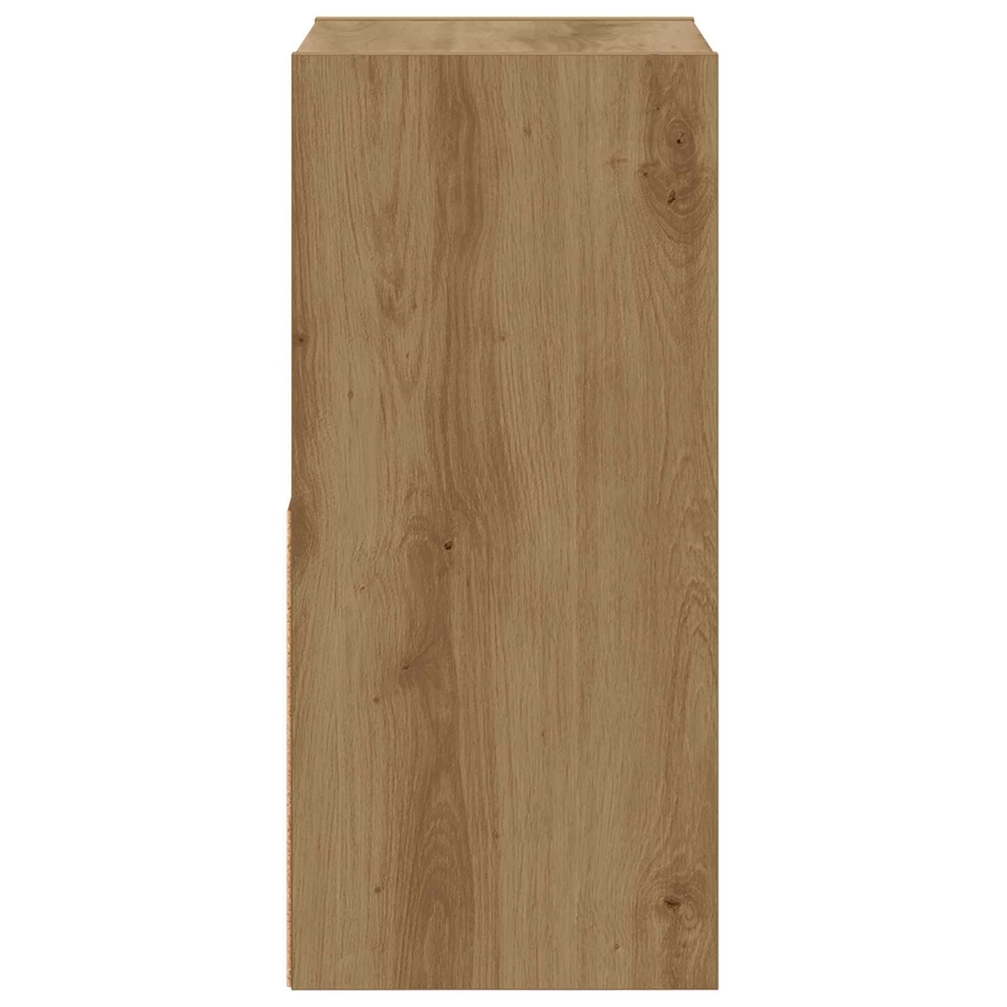 Bedside Table with Drawer 2 pcs Artisan Oak 30.5 x 27 x 59.5 cm