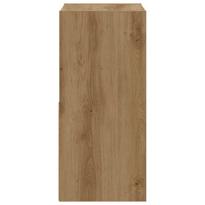 Bedside Table with Drawer 2 pcs Artisan Oak 30.5 x 27 x 59.5 cm