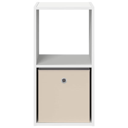 Bedside Table 2 pcs White 35 x 32 x 68.5 cm Engineered Wood