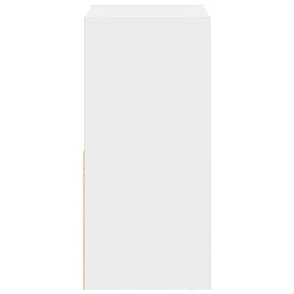 Bedside Table 2 pcs White 35 x 32 x 68.5 cm Engineered Wood