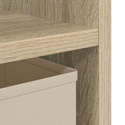 Bedside Table with Drawer 2 pcs Sonoma Oak 35 x 32 x 68.5 cm