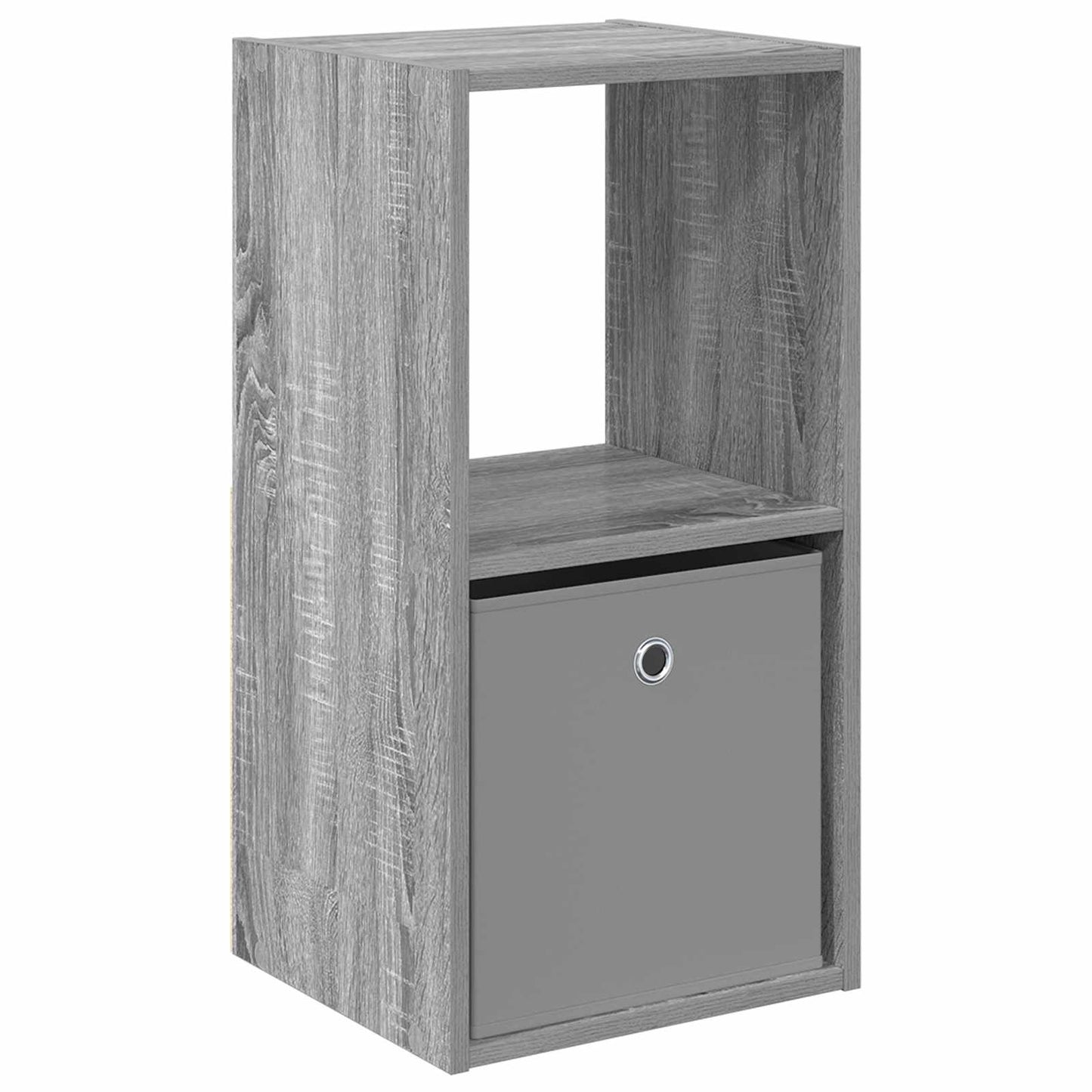 Bedside Table Grey Sonoma 35 x 32 x 68.5 cm Engineered Wood