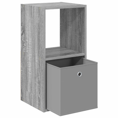 Bedside Table Grey Sonoma 35 x 32 x 68.5 cm Engineered Wood