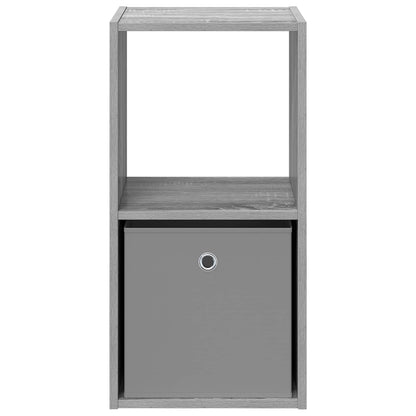 Bedside Table Grey Sonoma 35 x 32 x 68.5 cm Engineered Wood
