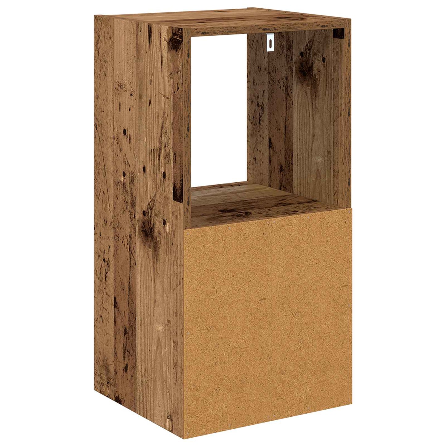 Bedside Table Old Wood 35 x 32 x 68.5 cm Engineered Wood