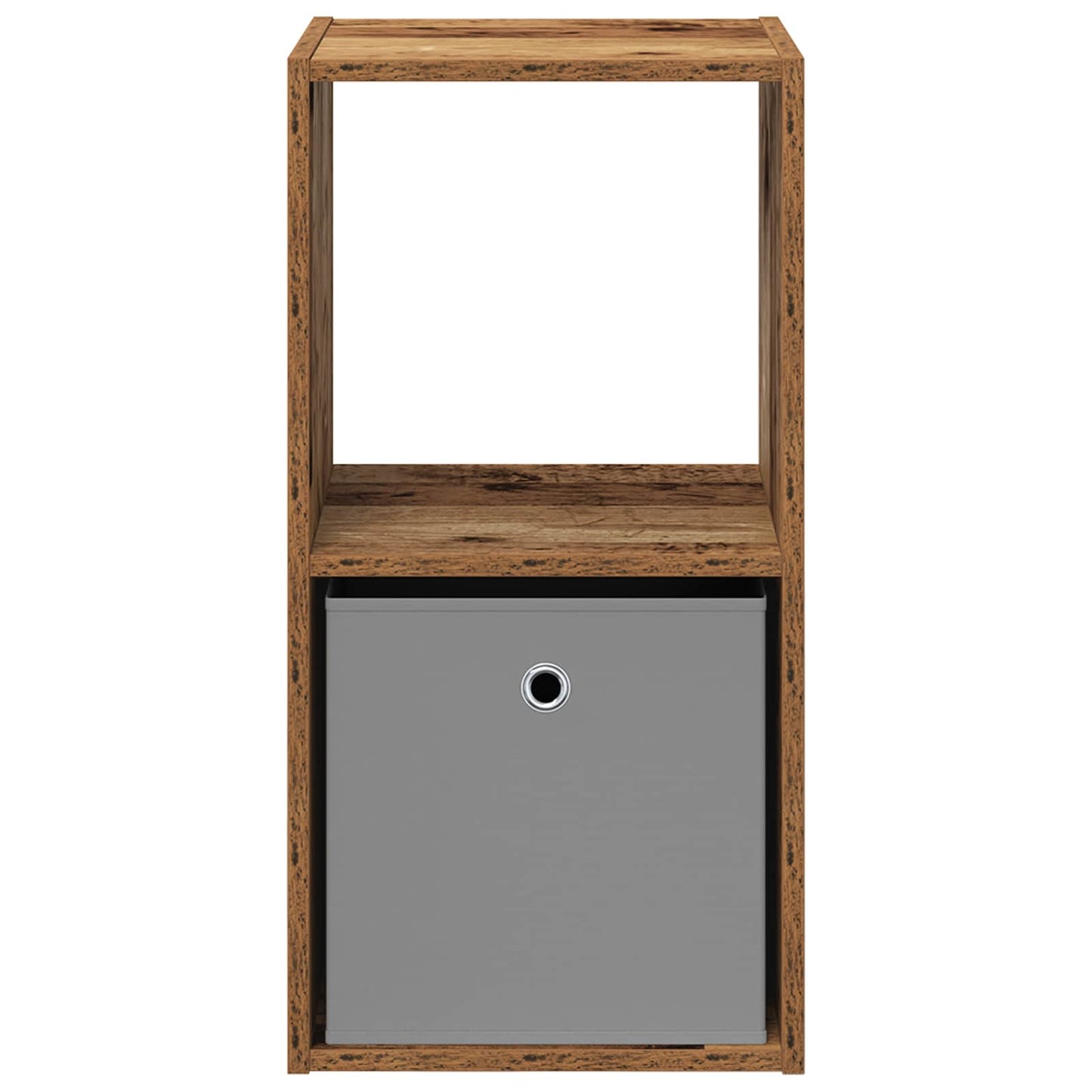 Bedside Table Old Wood 35 x 32 x 68.5 cm Engineered Wood