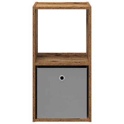 Bedside Table Old Wood 35 x 32 x 68.5 cm Engineered Wood