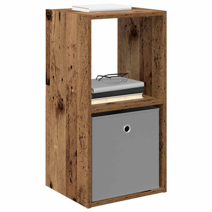 Bedside Table Old Wood 35 x 32 x 68.5 cm Engineered Wood