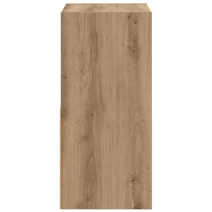 Bedside Table Artisan Oak 35 x 32 x 68.5 cm Engineered Wood