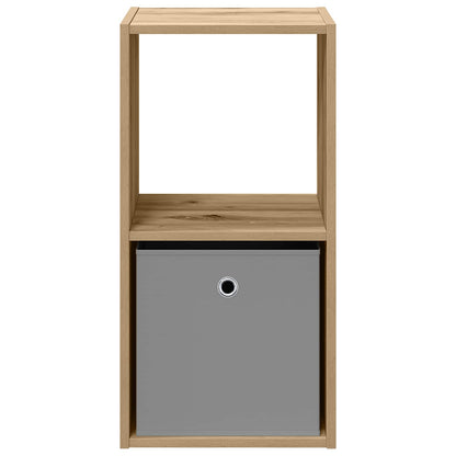 Bedside Table with Drawer 2 pcs Artisan Oak 35 x 32 x 68.5 cm