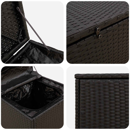Cushion Box 55 x 55 x 69 cm steel