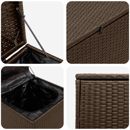Cushion Box 55 x 55 x 69 cm steel
