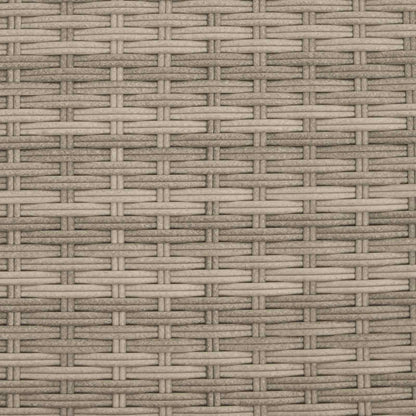Cushion Box Light Grey 55 x 55 x 69 cm Poly Rattan