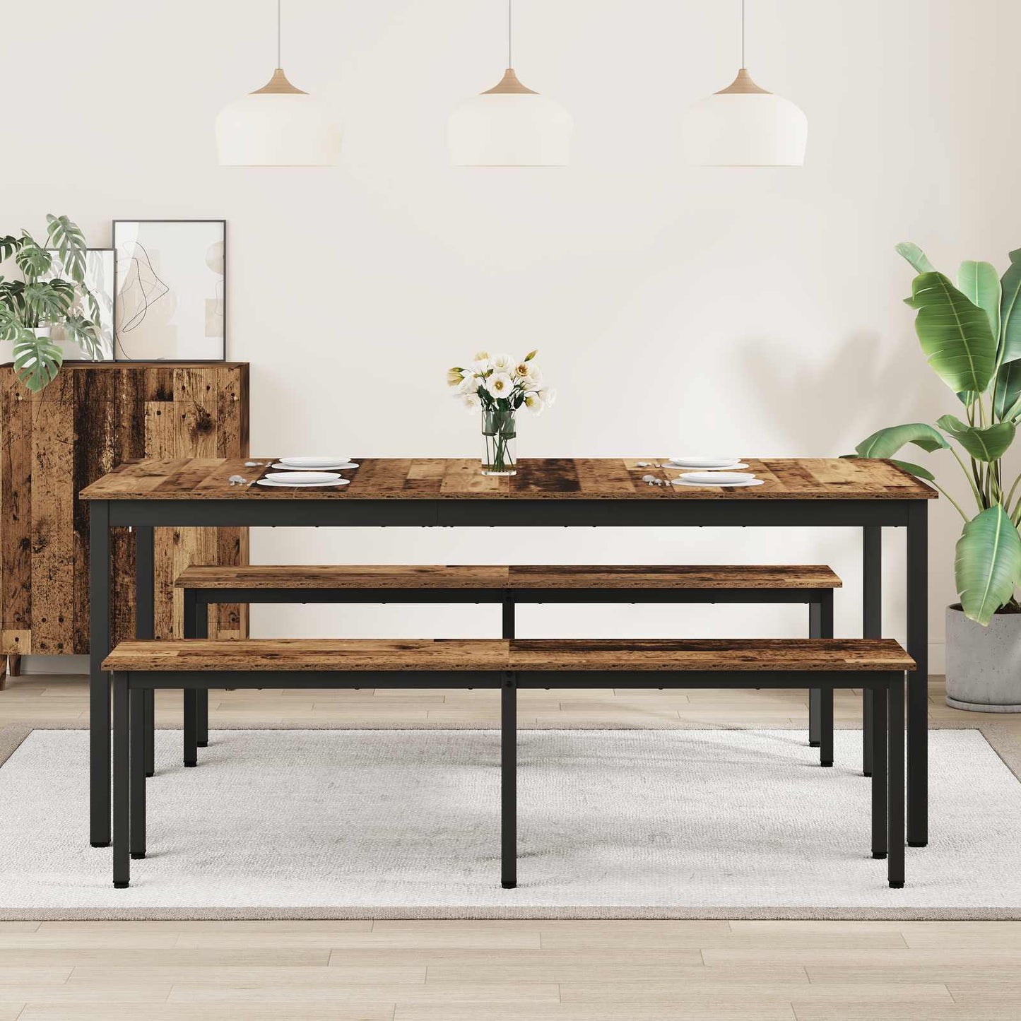 Dining Tables 180 x 90 x 75 cm Engineered Wood Rectangular