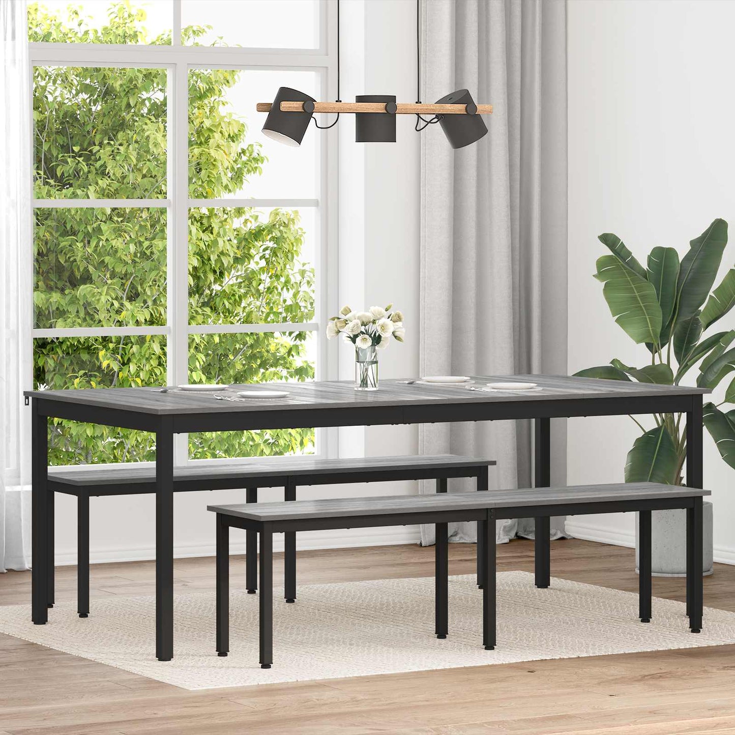 Dining Tables 200 x 100 x 75 cm Engineered Wood Rectangular