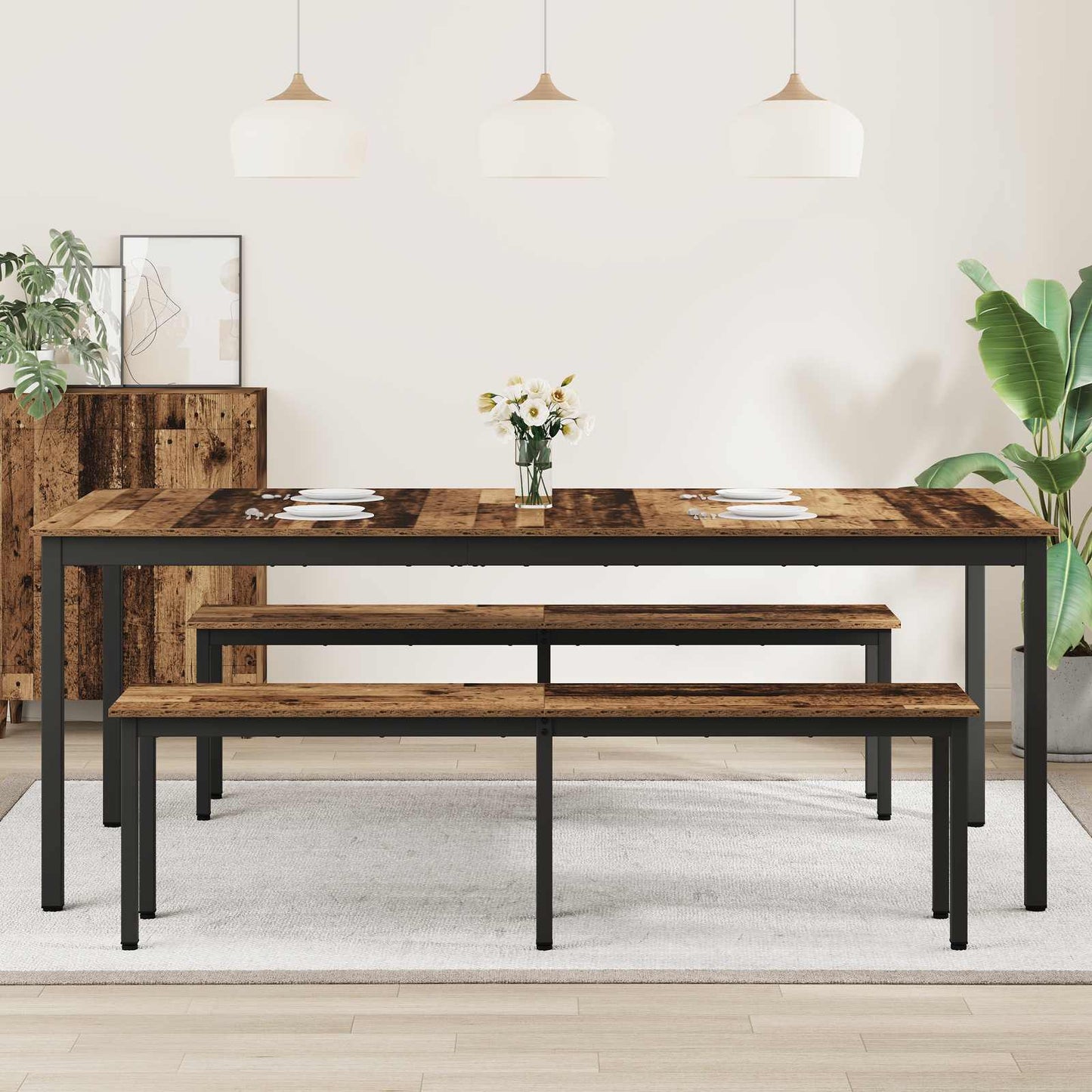 Dining Tables 200 x 100 x 75 cm Engineered Wood Rectangular